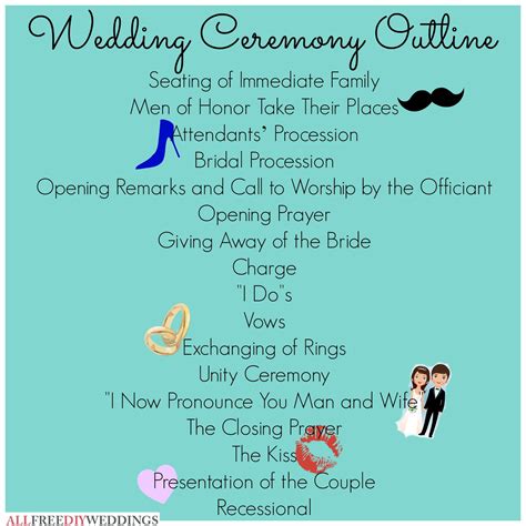 Download 585+ Short Wedding Ceremony Outline Cut Files